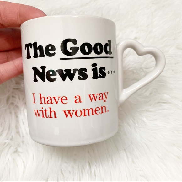Vintage Other - Vintage Good News Bad News Way with Women Mug